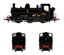 Accurascale OO 8750 Class - 8763 - Early Emblem Lined Black DCC Ready ACC2875