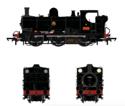 Accurascale OO 5700 Class - 7714 - Early Emblem Black - DCC Sound Fitted