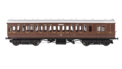 Dapol OO Gauge GWR Toplight Mainline City Lined Crimson 3rd Brake 3747 S1 4P-020-001