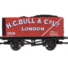 Dapol OO Gauge 8 Plank Wagon H C Bull 108 DA4F-080-130