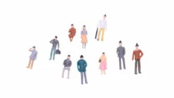 Railscenix 50 Piece Set Of Figures OO/ HO Gauge 1/76 Scale