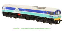 Dapol N Gauge Class 59 001 'Yeoman Endeavour' Aggregate Industries 2D-005-005