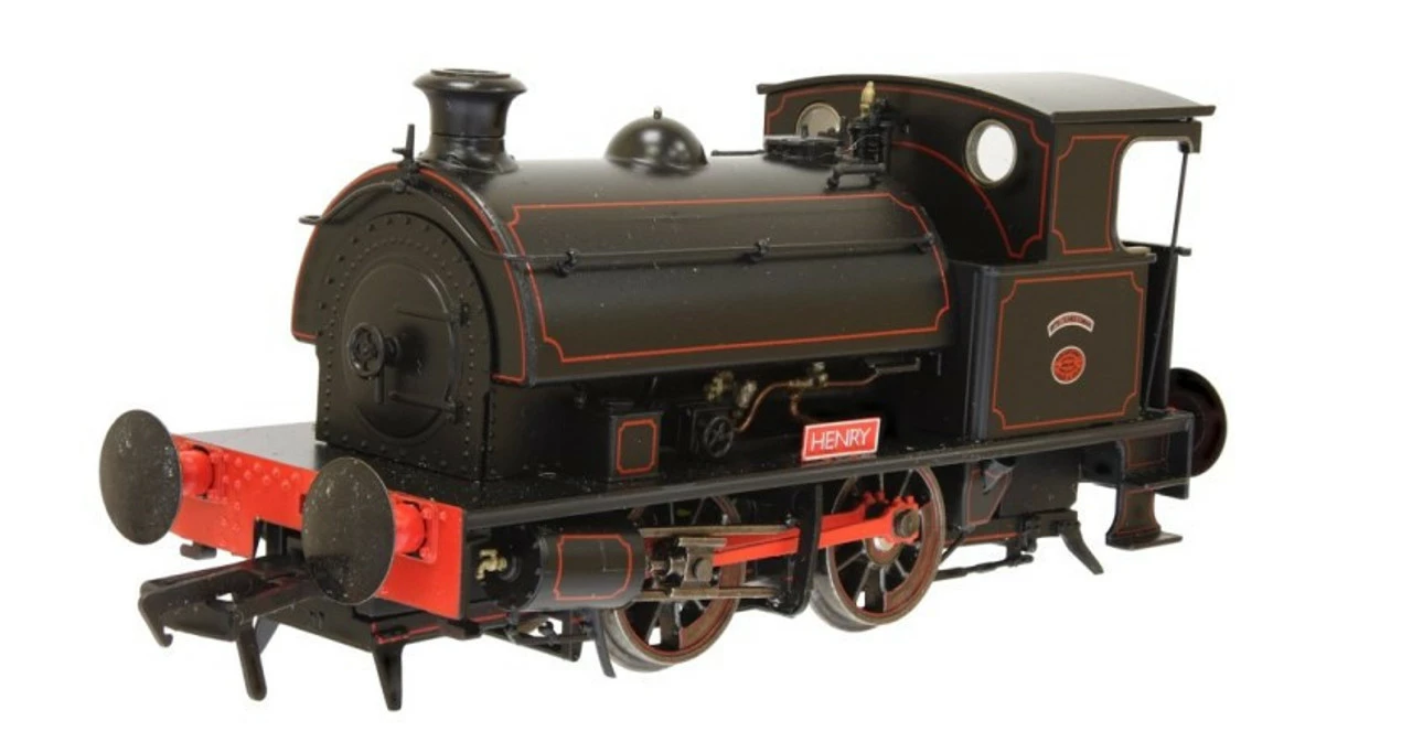 Dapol OO Gauge HL 0-4-0 'Henry' Black Lined Red DCC Fitted Model Railway Steam Locomotive 4S-024-002D 1 Dapol OO Gauge HL 0-4-0 'Henry' Black Lined Red DCC Fitted Model Railway Steam Locomotive 4S-024-002D