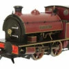 Dapol OO Gauge HL 0-4-0 'Invincible' Maroon Lined Straw DCC Sound Model Railway Steam Locomotive 4S-024-003S