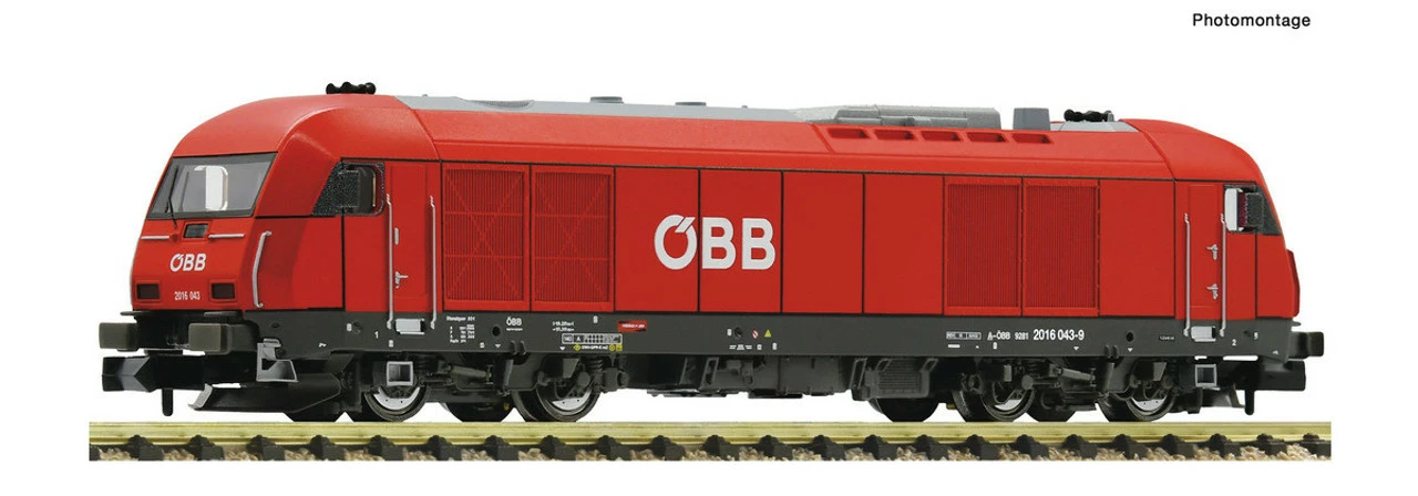 Fleischmann N Gauge OBB Rh2016 043-9 Diesel Locomotive VI 7360012 1 Fleischmann N Gauge OBB Rh2016 043-9 Diesel Locomotive VI 7360012