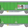 HobbyTrain N Gauge SBB Cargo Hbbillns-X Decibello Van Set (2) VI 24664