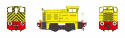 Heljan OO Gauge Class 02 0-4-0DH Industrial Yellow W/Wasp Stripe 2847