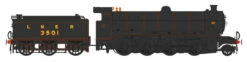Heljan OO Gauge Gresley O2/2 3501 LNER Black 3900