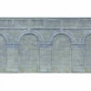 Hornby OO Gauge Mid Level Arched Retaining Walls X2 (Engineers Blue Brick) R7385