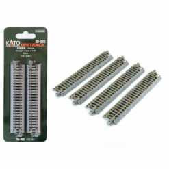 Kato (Japan) N Gauge Unitrack (S124) Straight Track 124mm 4pcs 20-020