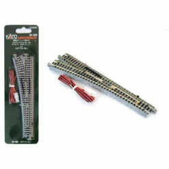 Kato (Japan) N Gauge Unitrack (EP718-15R) Right Hand Electric Turnout 15 Degree 20-203