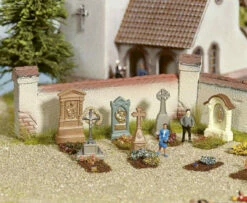 Noch HO Scenery Gravestones Accessory Set N14871