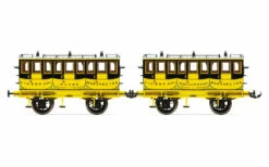 Hornby OO Gauge L&MR Coach Pack, Wellington, Globe & Queen Adelaide's Coach - Era 1