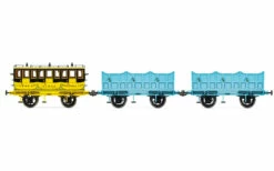 Hornby OO Gauge L&MR, Carriage And ‘Times’ Coach Pack – Era 1 R40372