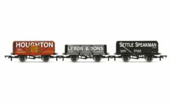 Hornby OO Gauge Triple Wagon Pack, Settle Speakman, Thos. Lebon & Sons & Houghton Main - Era 3 R60116