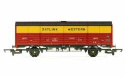 Hornby OO Gauge RailRoad Satlink Western, 45t ZRA Closed Van, KDC201003 - Era 8 R60229