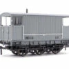 Rapido Trains OO Gauge SECR 6 Wheel Brake Van No.S55371 - BR Freight Grey Model Railway Wagon 931009