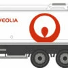 Oxford Diecast OO Veolia Dennis Eagle Olympus Refuse Truck 76DE002