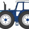 Oxford Diecast OO Blue Ford County Tractor 76FCT001