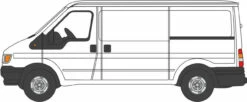 Oxford Diecast OO Ford Transit Mk4 White 76FT4001
