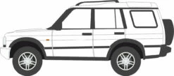 Oxford Diecast OO Land Rover Discovery 2 Chawton White 76LRD2004