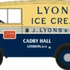 Oxford Diecast OO Morris J Van Lyons Ice Cream 76MJ013