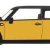 Oxford Diecast OO New Mini Yellow 76NMN008