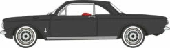 Oxford Diecast HO 1961 Chevrolet Corvair Coupe 1963 Tuxedo Black 87CH63004