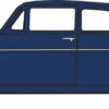 Oxford Diecast OO Ford Anglia Ambassador Blue 76105011
